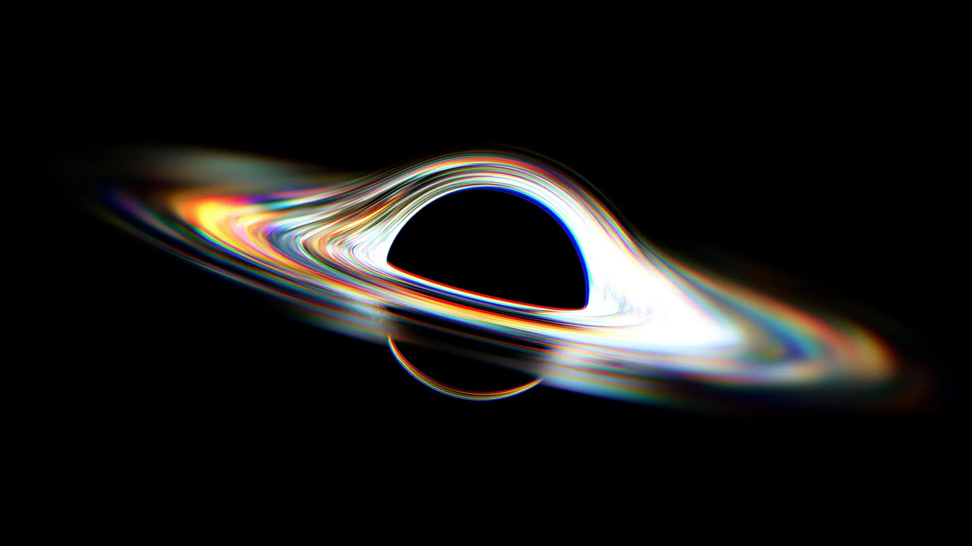 Black hole event horizon visualization