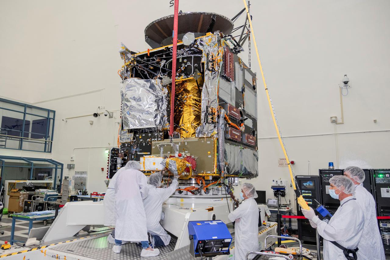 Ion engine spacecraft thruster