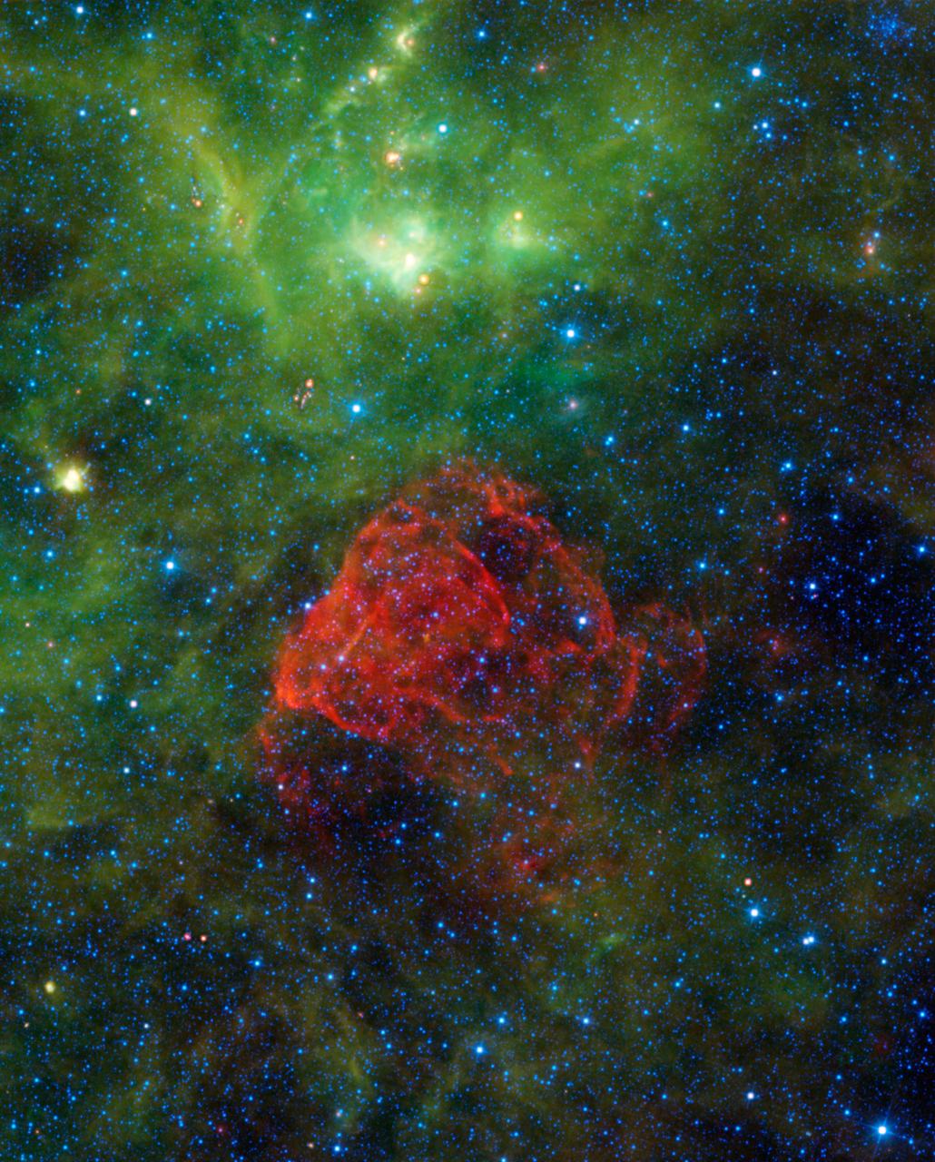 Supernova remnant explosion